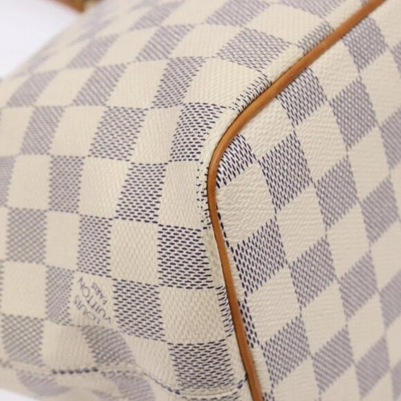 LOUIS VUITTON Damier Azur Saleya PM Tote Bag N51186 LV Auth 138231 - Picture 5 of 16